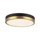 LED Flush Mount<br /><span style="color:#4AB0CE;">Entrega: 1-2 semanas en USA</span><br /><span style="color:#4AB0CE;font-size:60%;">PREGUNTE POR ENTREGA EN PANAMA</span><br />Collection: Adelaide<br />Finish: Aged Gold/Matte Black