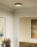 LED Flush Mount<br /><span style="color:#4AB0CE;">Entrega: 1-2 semanas en USA</span><br /><span style="color:#4AB0CE;font-size:60%;">PREGUNTE POR ENTREGA EN PANAMA</span><br />Collection: Adelaide<br />Finish: Aged Gold/Matte Black