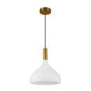 One Light Pendant<br /><span style="color:#4AB0CE;">Entrega: 4-10 dias en USA</span><br /><span style="color:#4AB0CE;font-size:60%;">PREGUNTE POR ENTREGA EN PANAMA</span><br />Collection: Belleview<br />Finish: Aged Gold/Opal Glass