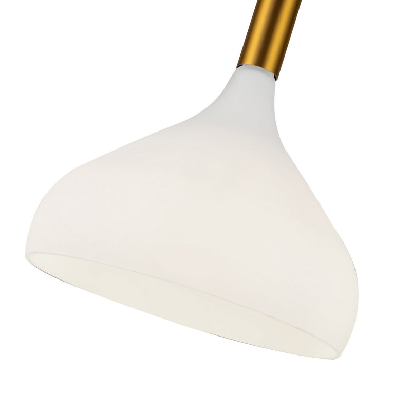 One Light Pendant<br /><span style="color:#4AB0CE;">Entrega: 4-10 dias en USA</span><br /><span style="color:#4AB0CE;font-size:60%;">PREGUNTE POR ENTREGA EN PANAMA</span><br />Collection: Belleview<br />Finish: Aged Gold/Opal Glass