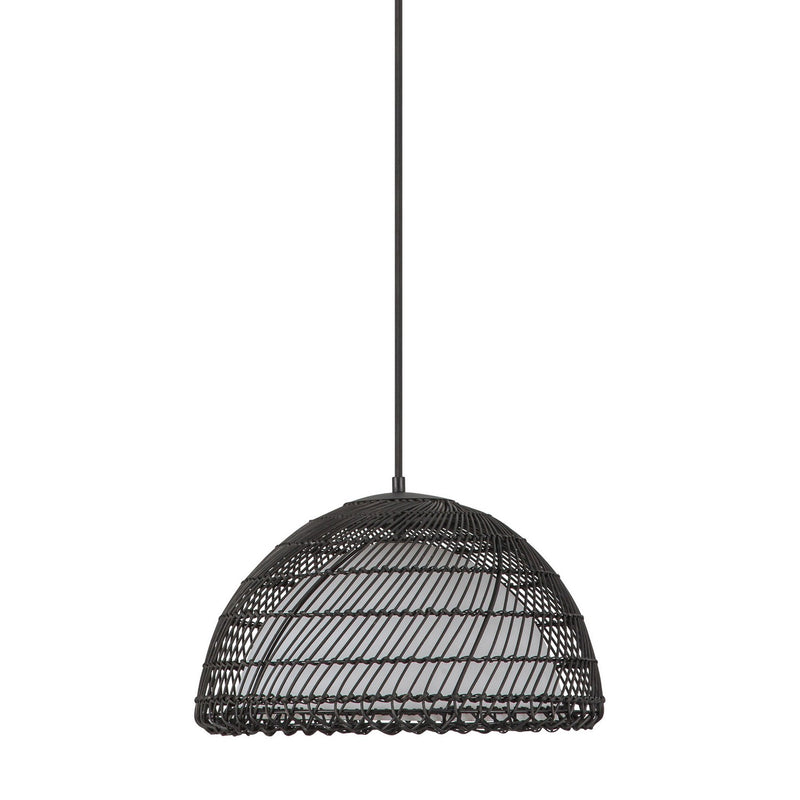 One Light Pendant<br /><span style="color:#4AB0CE;">Entrega: 2-3 semanas en USA</span><br /><span style="color:#4AB0CE;font-size:60%;">PREGUNTE POR ENTREGA EN PANAMA</span><br />Collection: Bondi<br />Finish: Matte Black/Opal