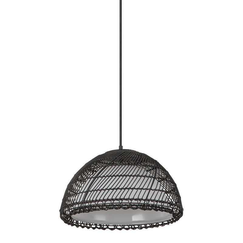 One Light Pendant<br /><span style="color:#4AB0CE;">Entrega: 2-3 semanas en USA</span><br /><span style="color:#4AB0CE;font-size:60%;">PREGUNTE POR ENTREGA EN PANAMA</span><br />Collection: Bondi<br />Finish: Matte Black/Opal