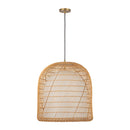 One Light Pendant<br /><span style="color:#4AB0CE;">Entrega: 4-10 dias en USA</span><br /><span style="color:#4AB0CE;font-size:60%;">PREGUNTE POR ENTREGA EN PANAMA</span><br />Collection: Bondi<br />Finish: Brushed Gold/Opal Glass
