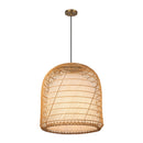 One Light Pendant<br /><span style="color:#4AB0CE;">Entrega: 4-10 dias en USA</span><br /><span style="color:#4AB0CE;font-size:60%;">PREGUNTE POR ENTREGA EN PANAMA</span><br />Collection: Bondi<br />Finish: Brushed Gold/Opal Glass