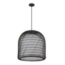 One Light Pendant<br /><span style="color:#4AB0CE;">Entrega: 4-10 dias en USA</span><br /><span style="color:#4AB0CE;font-size:60%;">PREGUNTE POR ENTREGA EN PANAMA</span><br />Collection: Bondi<br />Finish: Matte Black/Opal Glass