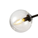 Six Light Chandelier<br /><span style="color:#4AB0CE;">Entrega: 4-10 dias en USA</span><br /><span style="color:#4AB0CE;font-size:60%;">PREGUNTE POR ENTREGA EN PANAMA</span><br />Collection: Cassia<br />Finish: Matte Black/Clear Glass