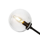Four Light Linear Pendant<br /><span style="color:#4AB0CE;">Entrega: 4-10 dias en USA</span><br /><span style="color:#4AB0CE;font-size:60%;">PREGUNTE POR ENTREGA EN PANAMA</span><br />Collection: Cassia<br />Finish: Matte Black/Clear Glass