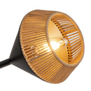 Alora - CH633638MBBR - Six Light Chandelier - Daphne - Matte Black/Brown Cotton Rope