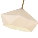 One Light Pendant<br /><span style="color:#4AB0CE;">Entrega: 4-10 dias en USA</span><br /><span style="color:#4AB0CE;font-size:60%;">PREGUNTE POR ENTREGA EN PANAMA</span><br />Collection: Krysta<br />Finish: Brushed Gold/Opal Glass