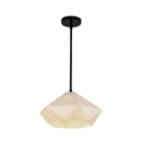 One Light Pendant<br /><span style="color:#4AB0CE;">Entrega: 4-10 dias en USA</span><br /><span style="color:#4AB0CE;font-size:60%;">PREGUNTE POR ENTREGA EN PANAMA</span><br />Collection: Krysta<br />Finish: Matte Black/Opal Glass