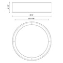 LED Flush Mount<br /><span style="color:#4AB0CE;">Entrega: 4-10 dias en USA</span><br /><span style="color:#4AB0CE;font-size:60%;">PREGUNTE POR ENTREGA EN PANAMA</span><br />Collection: Lyla<br />Finish: Rattan