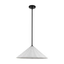 One Light Pendant<br /><span style="color:#4AB0CE;">Entrega: 4-10 dias en USA</span><br /><span style="color:#4AB0CE;font-size:60%;">PREGUNTE POR ENTREGA EN PANAMA</span><br />Collection: Serena<br />Finish: Matte Black/Opal Glass