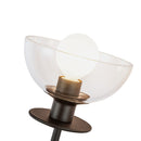 Alora - WV515212MBCL - Two Light Wall Vanity - Sylvia - Matte Black/Clear Glass