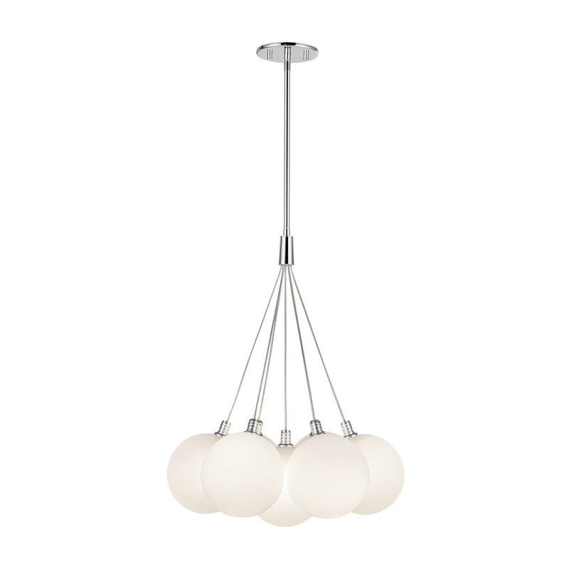 LED Chandelier<br /><span style="color:#4AB0CE;">Entrega: 4-10 dias en USA</span><br /><span style="color:#4AB0CE;font-size:60%;">PREGUNTE POR ENTREGA EN PANAMA</span><br />Collection: Bolla<br />Finish: Opal Glass
