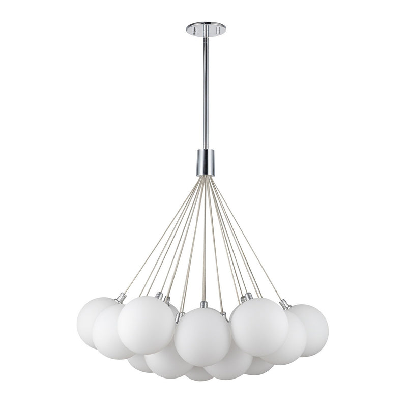 LED Chandelier<br /><span style="color:#4AB0CE;">Entrega: 4-10 dias en USA</span><br /><span style="color:#4AB0CE;font-size:60%;">PREGUNTE POR ENTREGA EN PANAMA</span><br />Collection: Bolla<br />Finish: Opal Glass