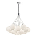LED Chandelier<br /><span style="color:#4AB0CE;">Entrega: 4-10 dias en USA</span><br /><span style="color:#4AB0CE;font-size:60%;">PREGUNTE POR ENTREGA EN PANAMA</span><br />Collection: Bolla<br />Finish: Opal Glass