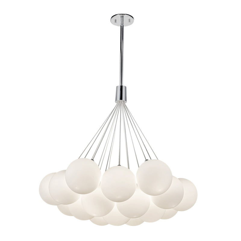 LED Chandelier<br /><span style="color:#4AB0CE;">Entrega: 4-10 dias en USA</span><br /><span style="color:#4AB0CE;font-size:60%;">PREGUNTE POR ENTREGA EN PANAMA</span><br />Collection: Bolla<br />Finish: Opal Glass