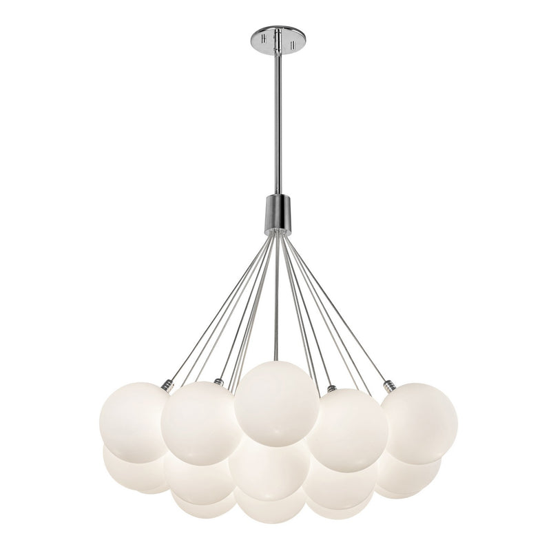 LED Chandelier<br /><span style="color:#4AB0CE;">Entrega: 4-10 dias en USA</span><br /><span style="color:#4AB0CE;font-size:60%;">PREGUNTE POR ENTREGA EN PANAMA</span><br />Collection: Bolla<br />Finish: Opal Glass