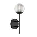 LED Exterior Wall Mount<br /><span style="color:#4AB0CE;">Entrega: 4-10 dias en USA</span><br /><span style="color:#4AB0CE;font-size:60%;">PREGUNTE POR ENTREGA EN PANAMA</span><br />Collection: Claremont<br />Finish: Black/Clear Ribbed Glass