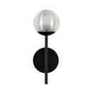 LED Exterior Wall Mount<br /><span style="color:#4AB0CE;">Entrega: 4-10 dias en USA</span><br /><span style="color:#4AB0CE;font-size:60%;">PREGUNTE POR ENTREGA EN PANAMA</span><br />Collection: Claremont<br />Finish: Black/Clear Ribbed Glass