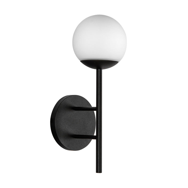 LED Exterior Wall Mount<br /><span style="color:#4AB0CE;">Entrega: 4-10 dias en USA</span><br /><span style="color:#4AB0CE;font-size:60%;">PREGUNTE POR ENTREGA EN PANAMA</span><br />Collection: Claremont<br />Finish: Black/Opal Glass