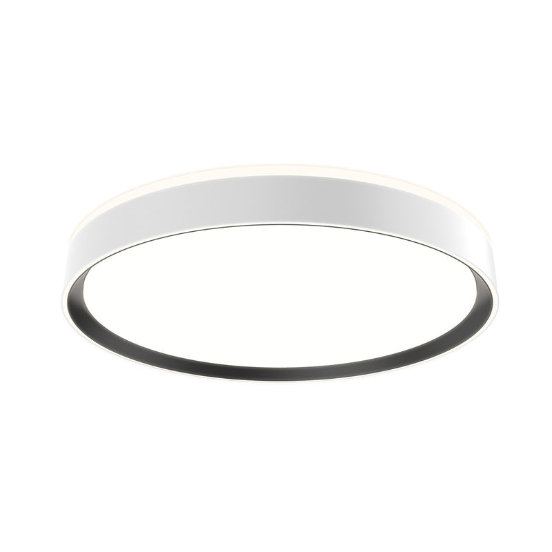 Kuzco Lighting - FM43920-WH/BK-5CCT - LED Flush Mount - Essex - White/Black