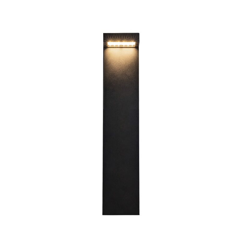 LED Exterior Bollard<br /><span style="color:#4AB0CE;">Entrega: 4-10 dias en USA</span><br /><span style="color:#4AB0CE;font-size:60%;">PREGUNTE POR ENTREGA EN PANAMA</span><br />Collection: Evans<br />Finish: Black