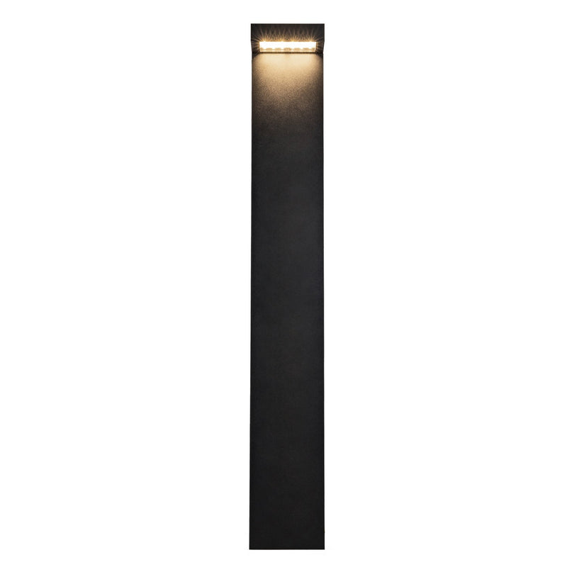 LED Exterior Bollard<br /><span style="color:#4AB0CE;">Entrega: 4-10 dias en USA</span><br /><span style="color:#4AB0CE;font-size:60%;">PREGUNTE POR ENTREGA EN PANAMA</span><br />Collection: Evans<br />Finish: Black