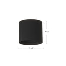 LED Flush Mount<br /><span style="color:#4AB0CE;">Entrega: 4-10 dias en USA</span><br /><span style="color:#4AB0CE;font-size:60%;">PREGUNTE POR ENTREGA EN PANAMA</span><br />Collection: Falco<br />Finish: Black