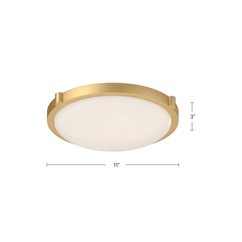 LED Flush Mount<br /><span style="color:#4AB0CE;">Entrega: 4-10 dias en USA</span><br /><span style="color:#4AB0CE;font-size:60%;">PREGUNTE POR ENTREGA EN PANAMA</span><br />Collection: Floyd<br />Finish: Brushed Gold