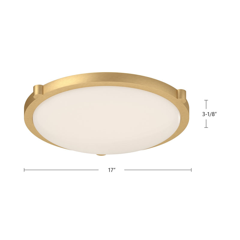 LED Flush Mount<br /><span style="color:#4AB0CE;">Entrega: 4-10 dias en USA</span><br /><span style="color:#4AB0CE;font-size:60%;">PREGUNTE POR ENTREGA EN PANAMA</span><br />Collection: Floyd<br />Finish: Brushed Gold