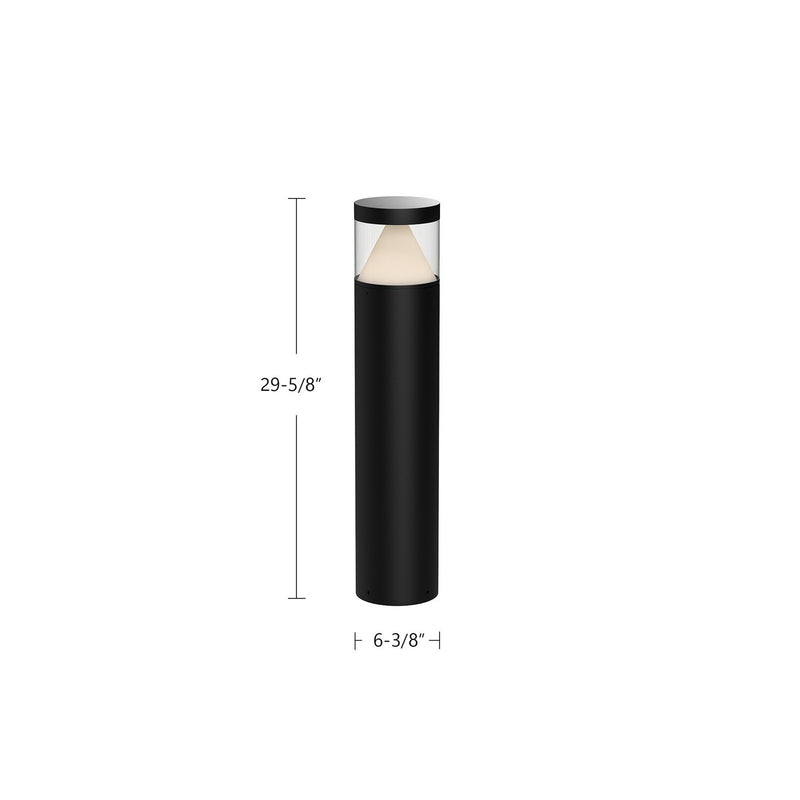 Kuzco Lighting - EB49730-BK-UNV - LED Exterior Bollard - Hanover - Black