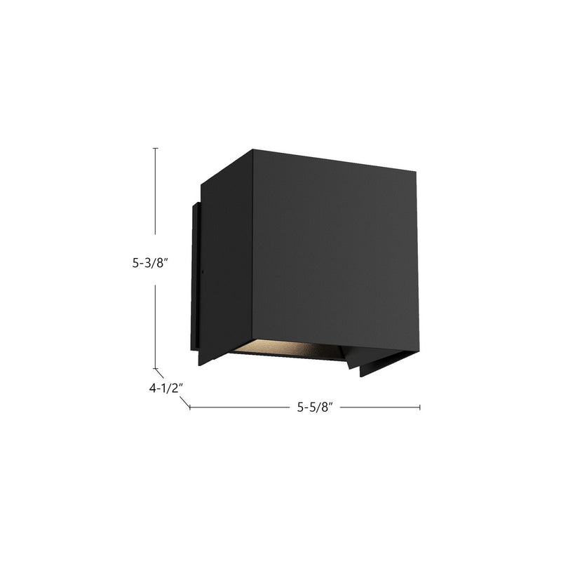Kuzco Lighting - EW48006-BK-UNV - LED Exterior Wall Sconce - Helsinki - Black