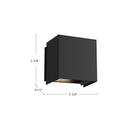 Kuzco Lighting - EW48006-BK-UNV - LED Exterior Wall Sconce - Helsinki - Black