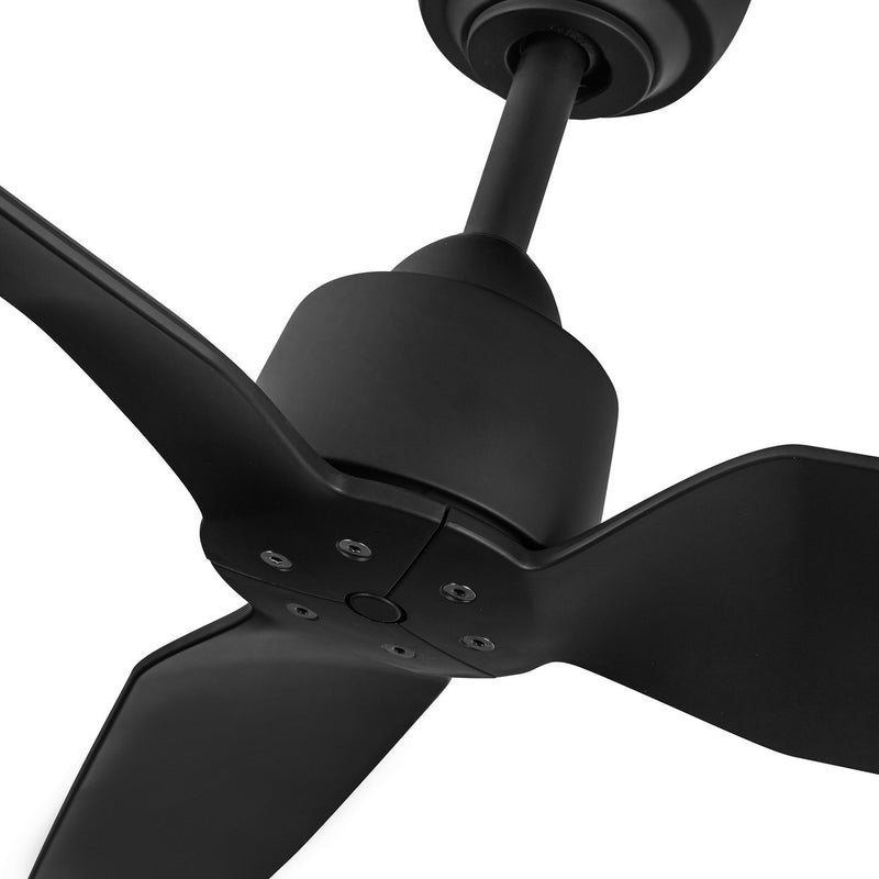 52"Exterior Ceiling Fan<br /><span style="color:#4AB0CE;">Entrega: 4-10 dias en USA</span><br /><span style="color:#4AB0CE;font-size:60%;">PREGUNTE POR ENTREGA EN PANAMA</span><br />Collection: Hugo<br />Finish: Matte Black