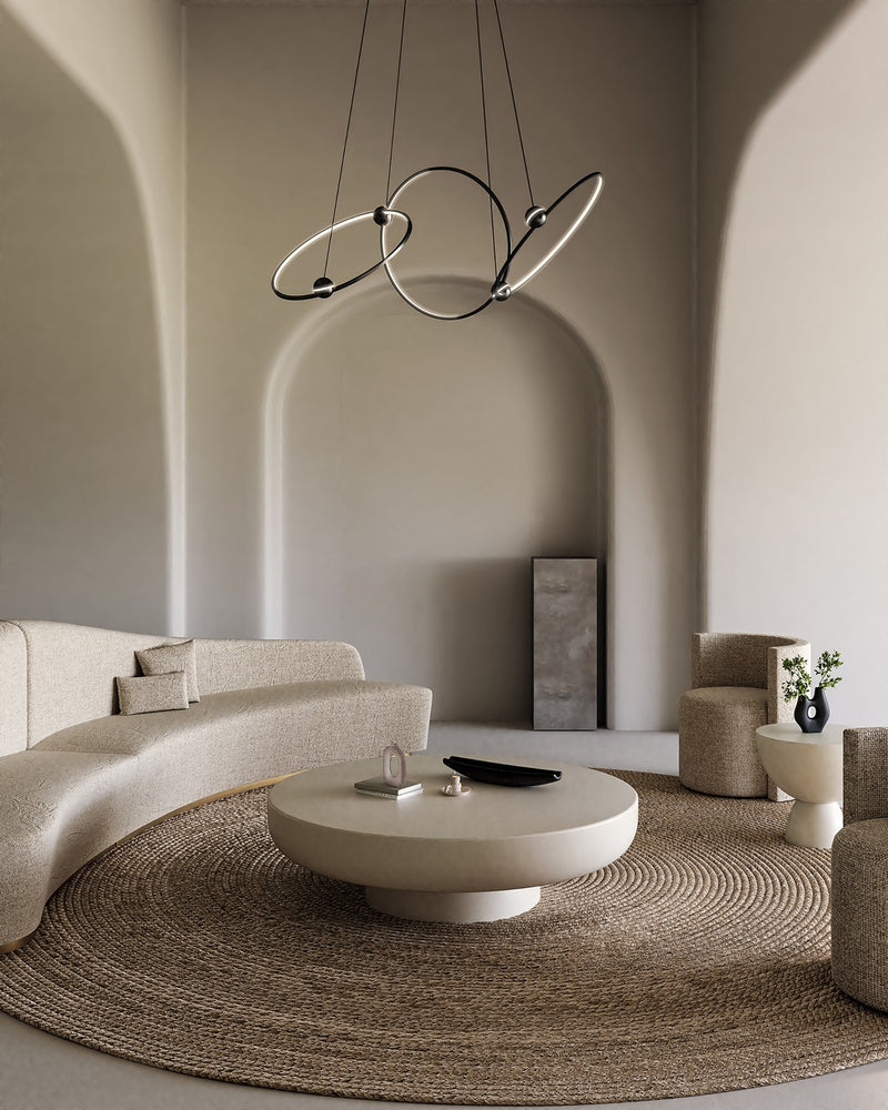 LED Chandelier<br /><span style="color:#4AB0CE;">Entrega: 4-10 dias en USA</span><br /><span style="color:#4AB0CE;font-size:60%;">PREGUNTE POR ENTREGA EN PANAMA</span><br />Collection: Isho<br />Finish: Black