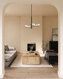 LED Chandelier<br /><span style="color:#4AB0CE;">Entrega: 4-10 dias en USA</span><br /><span style="color:#4AB0CE;font-size:60%;">PREGUNTE POR ENTREGA EN PANAMA</span><br />Collection: Cypress<br />Finish: Black/Opal Glass