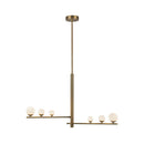 LED Pendant<br /><span style="color:#4AB0CE;">Entrega: 4-10 dias en USA</span><br /><span style="color:#4AB0CE;font-size:60%;">PREGUNTE POR ENTREGA EN PANAMA</span><br />Collection: Cypress<br />Finish: Brushed Gold/Opal Glass