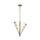 LED Pendant<br /><span style="color:#4AB0CE;">Entrega: 4-10 dias en USA</span><br /><span style="color:#4AB0CE;font-size:60%;">PREGUNTE POR ENTREGA EN PANAMA</span><br />Collection: Cypress<br />Finish: Brushed Gold/Opal Glass