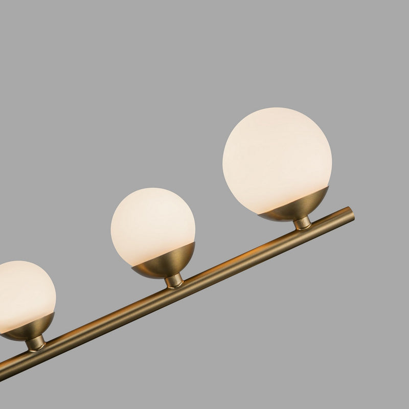 Kuzco Lighting - PD55520-BG/OP - LED Pendant - Cypress - Brushed Gold/Opal Glass