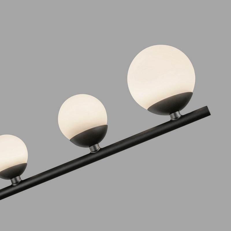 LED Pendant<br /><span style="color:#4AB0CE;">Entrega: 4-10 dias en USA</span><br /><span style="color:#4AB0CE;font-size:60%;">PREGUNTE POR ENTREGA EN PANAMA</span><br />Collection: Cypress<br />Finish: Black/Opal Glass