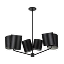 Six Light Chandelier<br /><span style="color:#4AB0CE;">Entrega: 4-10 dias en USA</span><br /><span style="color:#4AB0CE;font-size:60%;">PREGUNTE POR ENTREGA EN PANAMA</span><br />Collection: Keiko<br />Finish: Black