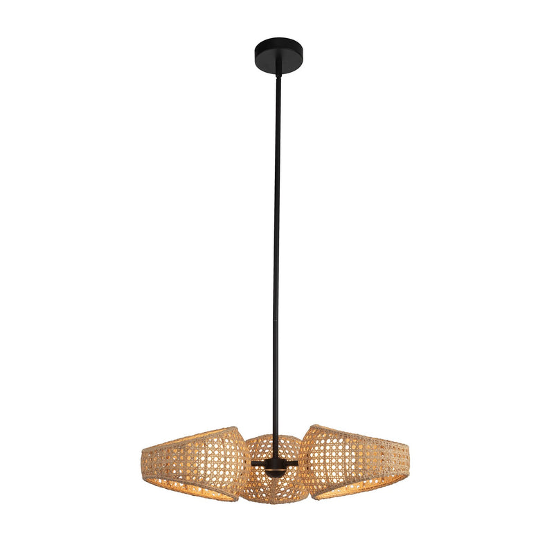 LED Chandelier<br /><span style="color:#4AB0CE;">Entrega: 4-10 dias en USA</span><br /><span style="color:#4AB0CE;font-size:60%;">PREGUNTE POR ENTREGA EN PANAMA</span><br />Collection: Lanai<br />Finish: Black/Opal Glass