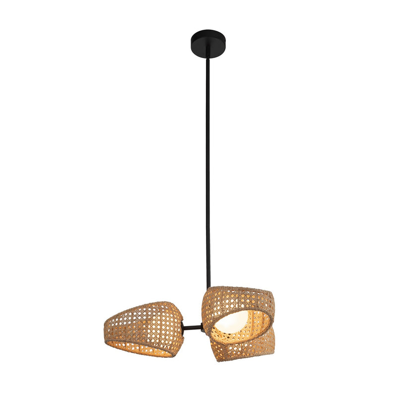 LED Chandelier<br /><span style="color:#4AB0CE;">Entrega: 4-10 dias en USA</span><br /><span style="color:#4AB0CE;font-size:60%;">PREGUNTE POR ENTREGA EN PANAMA</span><br />Collection: Lanai<br />Finish: Black/Opal Glass