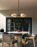 LED Pendant<br /><span style="color:#4AB0CE;">Entrega: 4-10 dias en USA</span><br /><span style="color:#4AB0CE;font-size:60%;">PREGUNTE POR ENTREGA EN PANAMA</span><br />Collection: Lanai<br />Finish: Black/Opal Glass