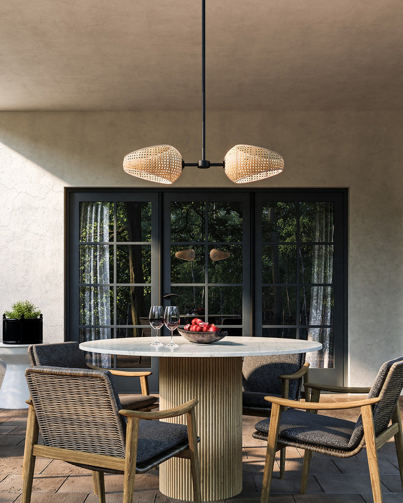 LED Pendant<br /><span style="color:#4AB0CE;">Entrega: 4-10 dias en USA</span><br /><span style="color:#4AB0CE;font-size:60%;">PREGUNTE POR ENTREGA EN PANAMA</span><br />Collection: Lanai<br />Finish: Black/Opal Glass