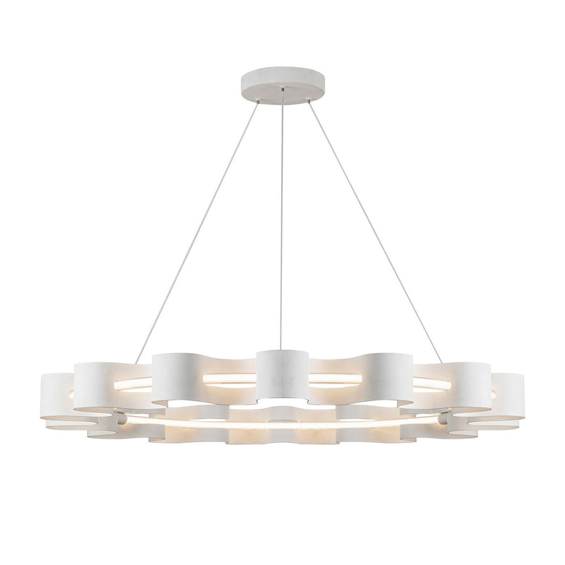 LED Chandelier<br /><span style="color:#4AB0CE;">Entrega: 4-10 dias en USA</span><br /><span style="color:#4AB0CE;font-size:60%;">PREGUNTE POR ENTREGA EN PANAMA</span><br />Collection: Nami<br />Finish: Antique White
