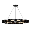 LED Chandelier<br /><span style="color:#4AB0CE;">Entrega: 0-1 semanas en USA</span><br /><span style="color:#4AB0CE;font-size:60%;">PREGUNTE POR ENTREGA EN PANAMA</span><br />Collection: Nami<br />Finish: Gloss Black