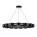 LED Chandelier<br /><span style="color:#4AB0CE;">Entrega: 0-1 semanas en USA</span><br /><span style="color:#4AB0CE;font-size:60%;">PREGUNTE POR ENTREGA EN PANAMA</span><br />Collection: Nami<br />Finish: Gloss Black