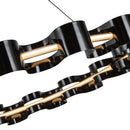 LED Chandelier<br /><span style="color:#4AB0CE;">Entrega: 4-10 dias en USA</span><br /><span style="color:#4AB0CE;font-size:60%;">PREGUNTE POR ENTREGA EN PANAMA</span><br />Collection: Nami<br />Finish: Glossy Black